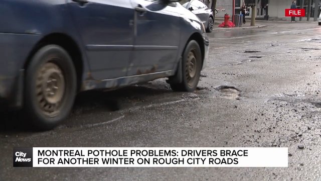 Montreal pothole problems: drivers brace for winter