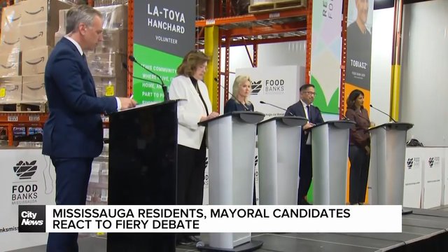 Mississauga residents, mayoral candidates react to fiery debate