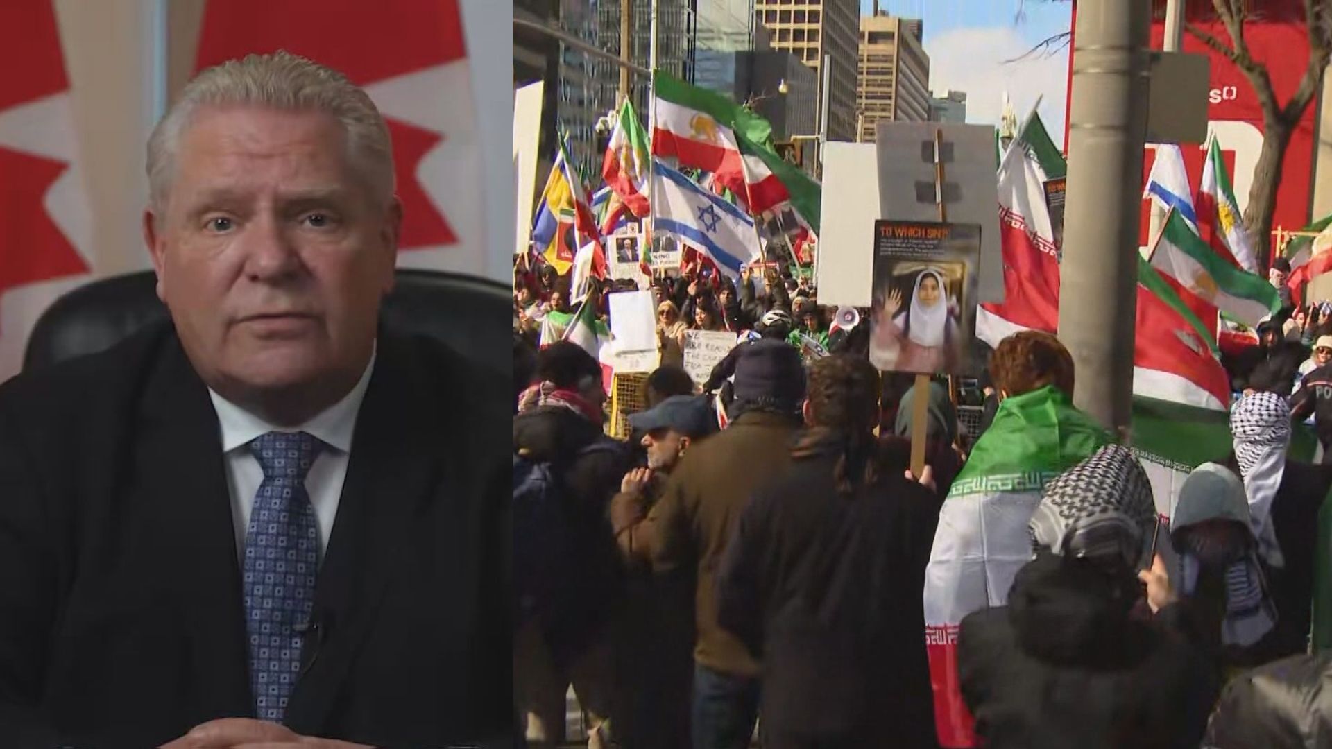 Ford sued by Al Quds committee, premier's office doubles down on stance