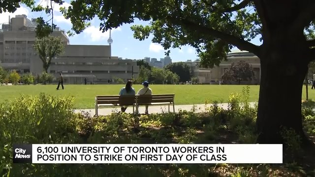 6,100 University of Toronto workers could strike on first day of classes