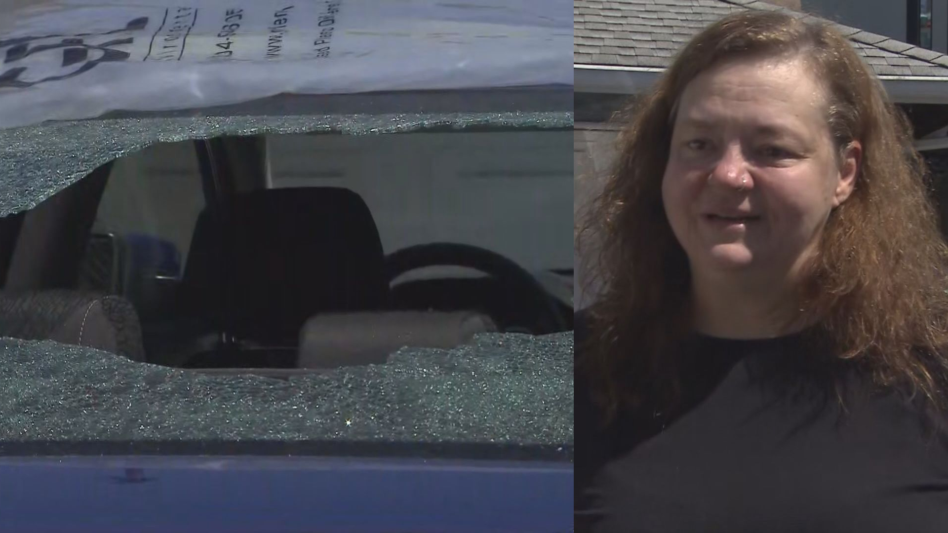Delta woman's car smashed by unknown object on Hwy 99