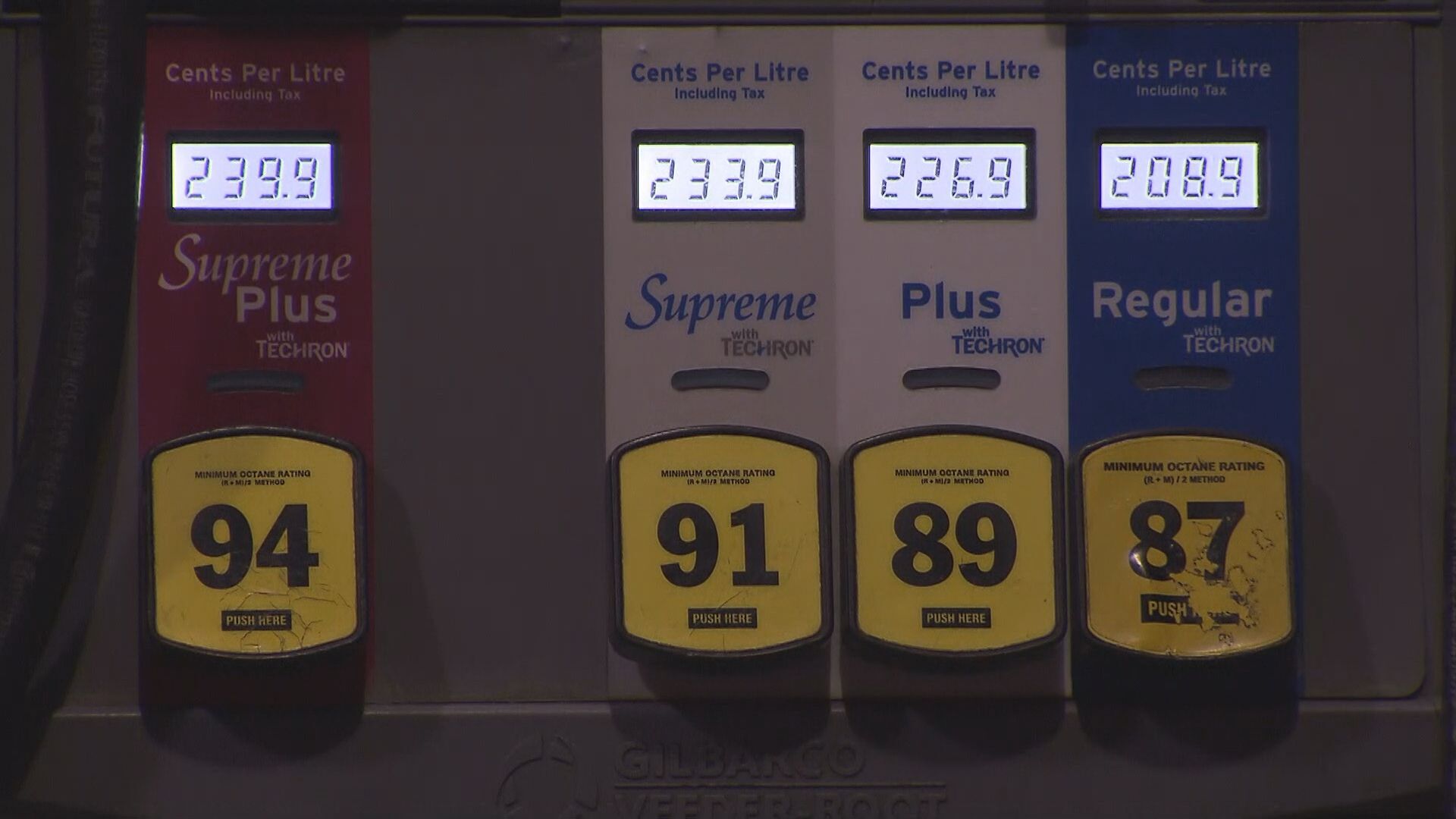 Albertans hit with double gas tax hike