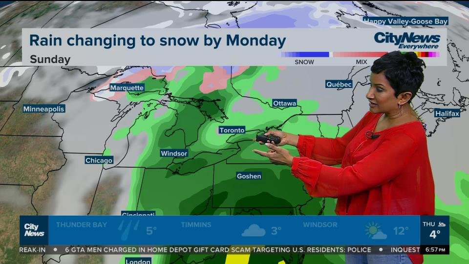 Toronto to end week with abnormal temperatures, but a freeze is coming