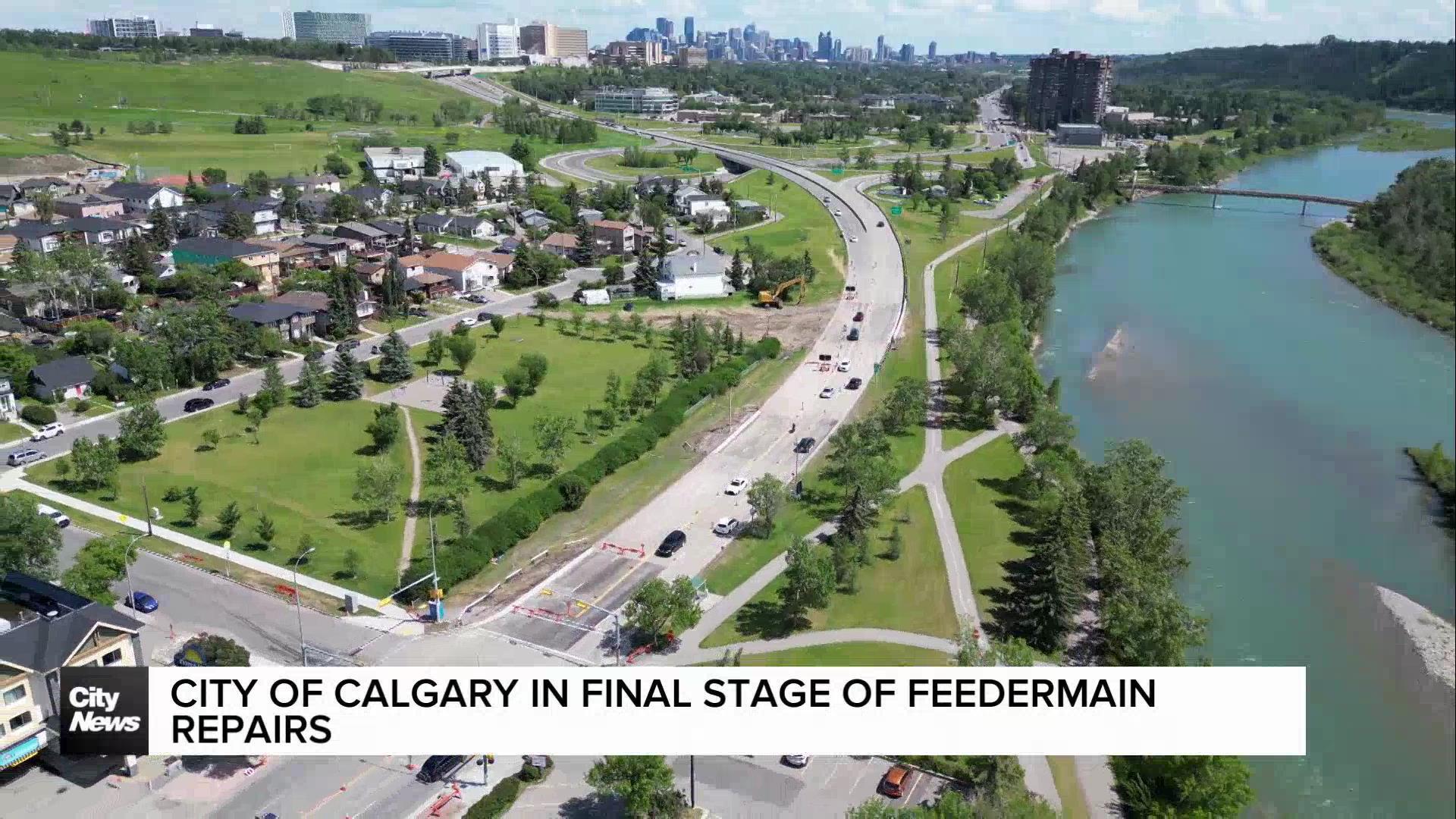 City of Calgary in 'crucial' stage of feeder main repairs