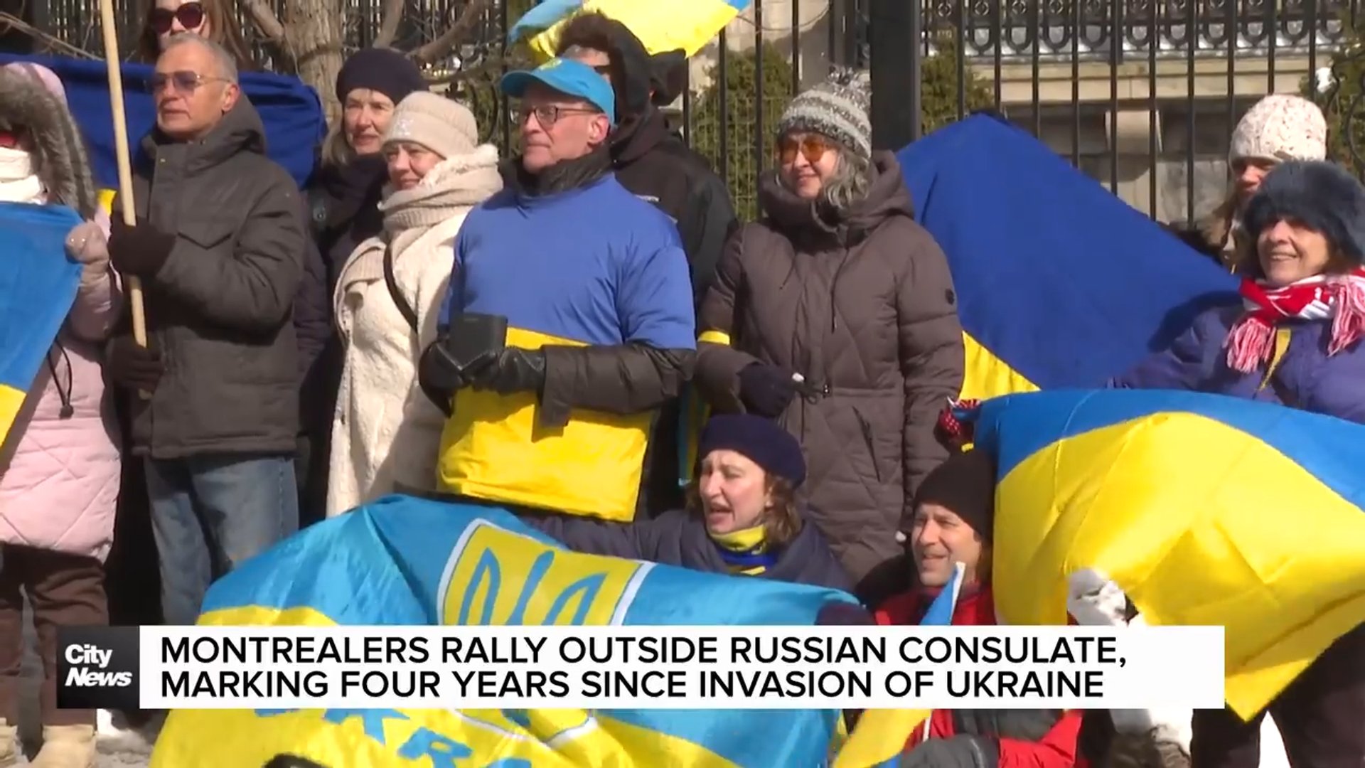 Toronto Ukraine Rally Montreal rally marks fourth year since Ukraine invasion