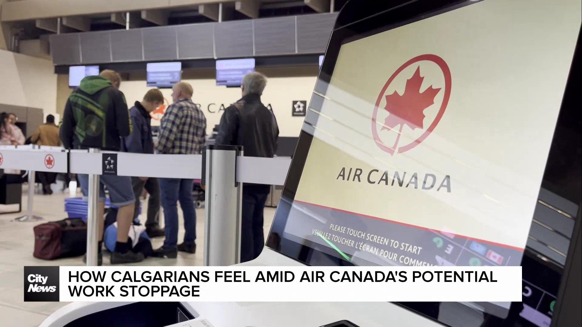 How Calgarians feel amid Air Canada’s potential work stoppage