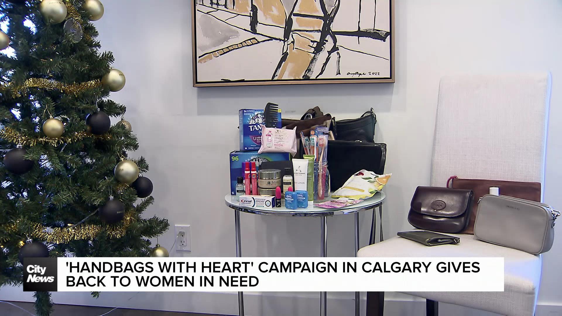 'Handbags with Heart' Campaign in Calgary gives back to women in need