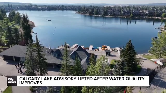 Calgary lake advisory lifted after water quality improves