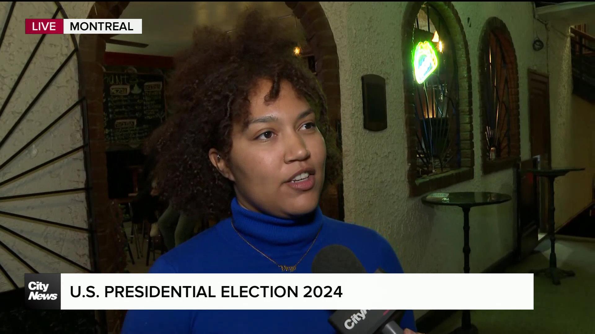 U.S. presidential election watch party in Montreal