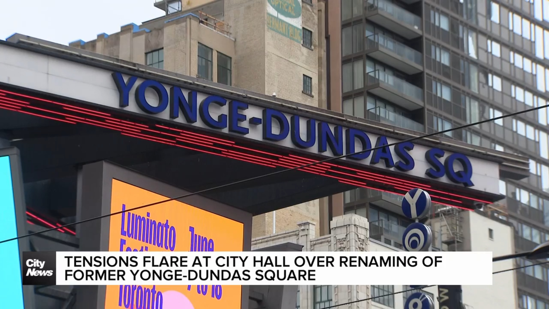 Tensions at City Hall over Dundas Square renaming