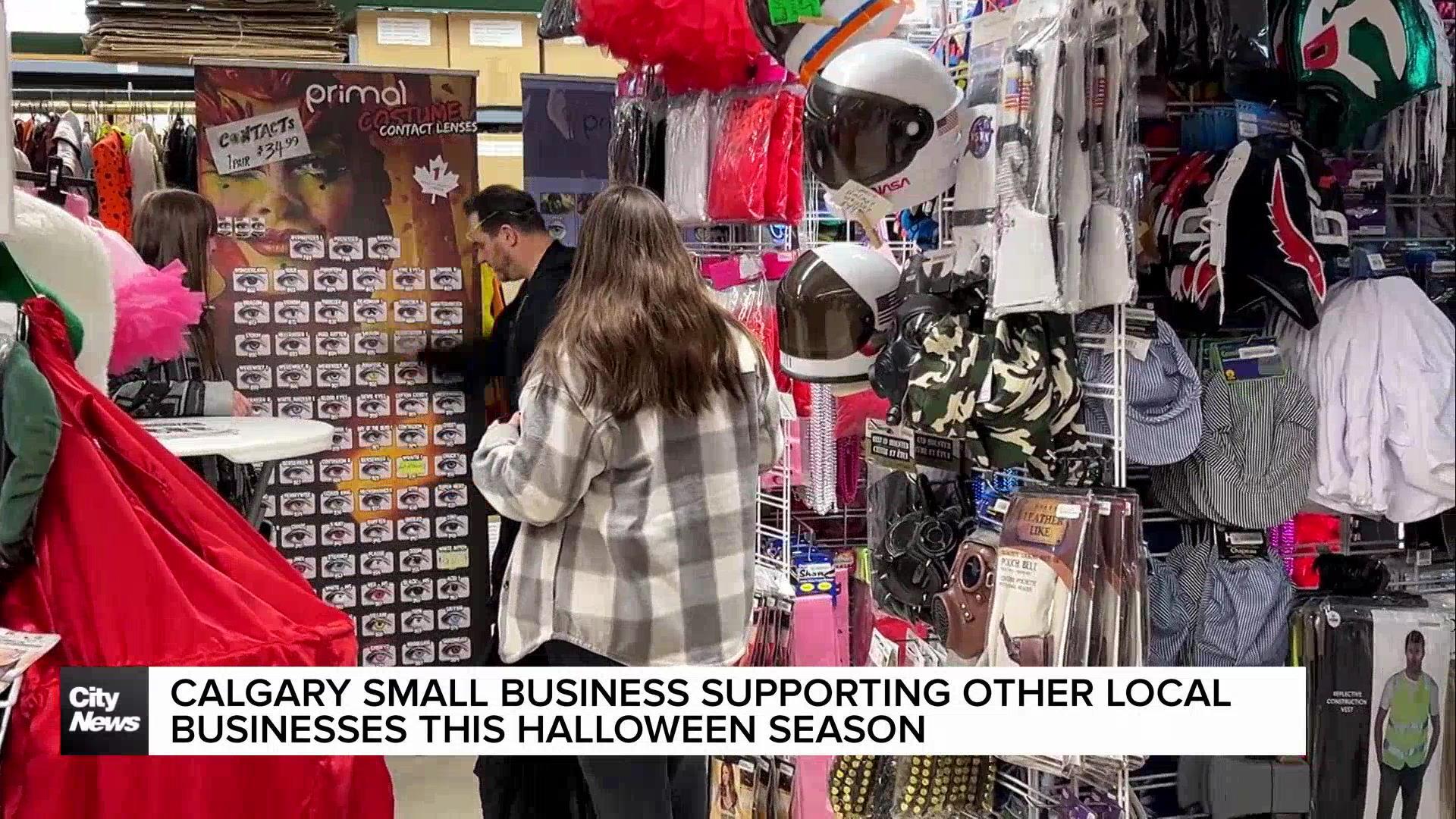 Calgary small business supporting other local businesses this Halloween