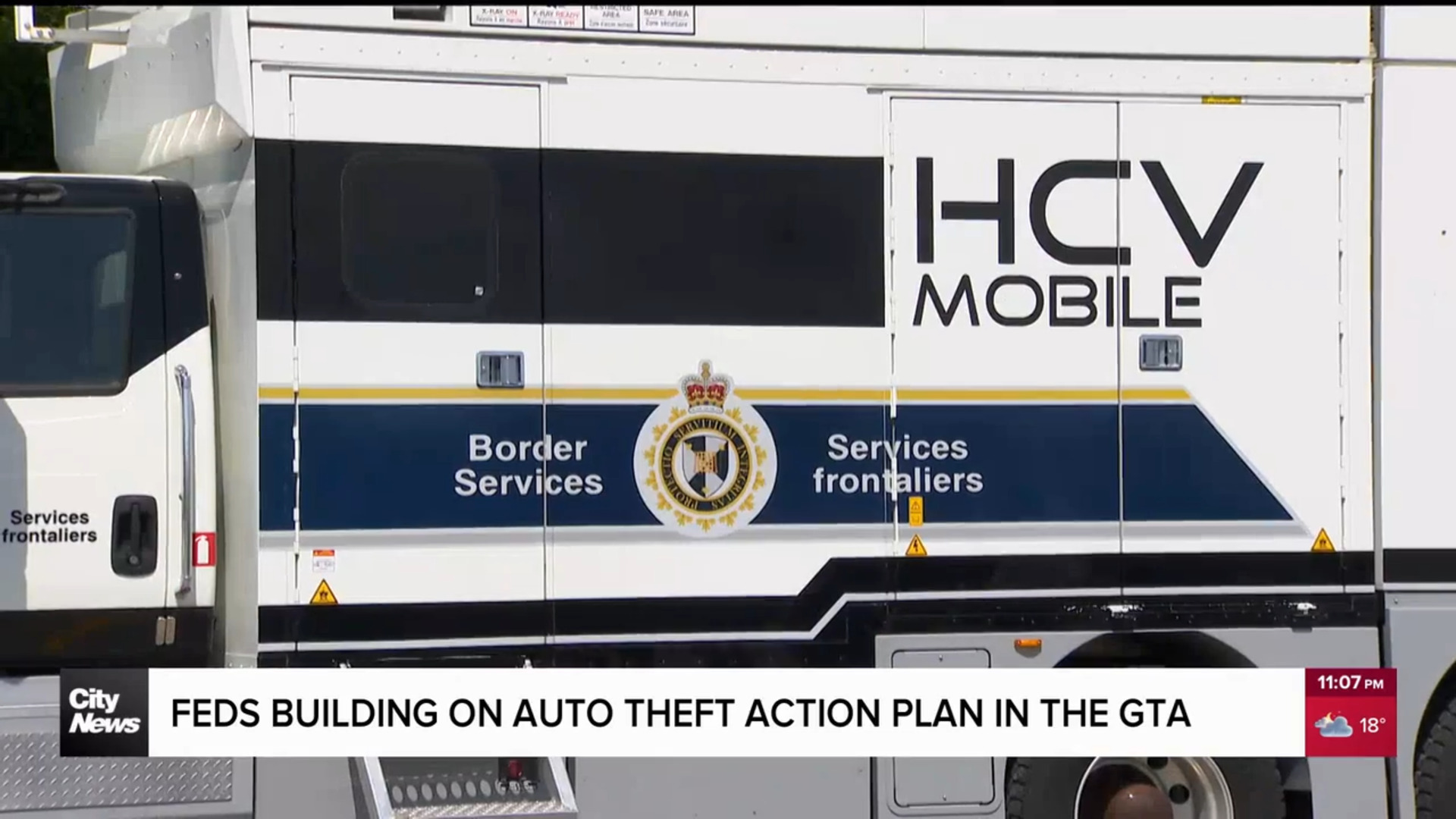 CBSA mobile x-ray scanner deployed in GTA to help address auto thefts