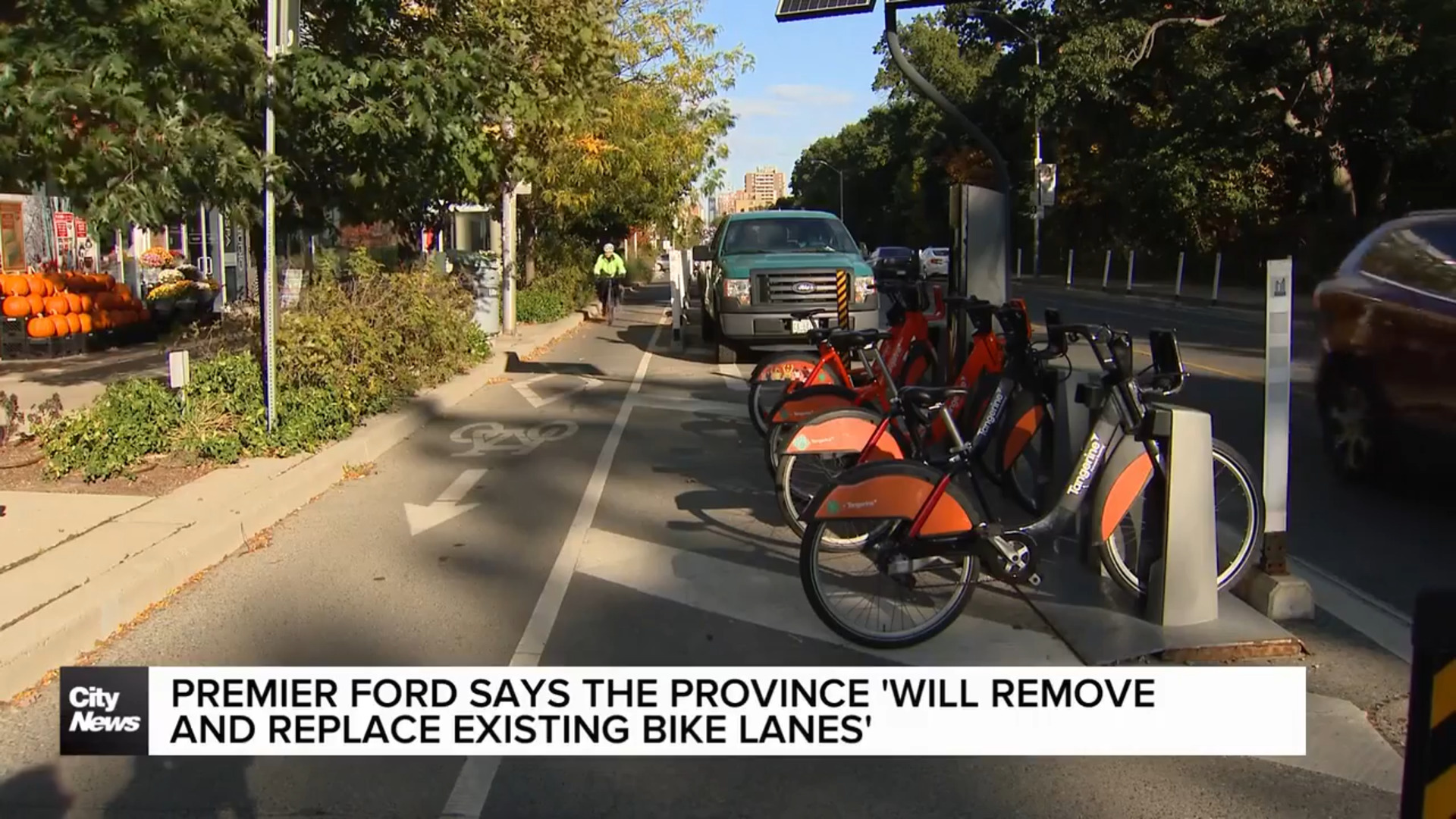 Ford furthers bike lane plans to "remove and replace" existing ones