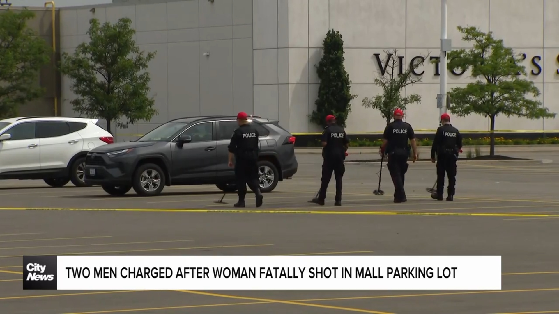 Two men charged after woman fatally shot in Vaughan Mills parking lot