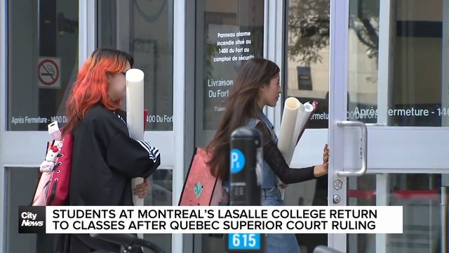 Montreal’s LaSalle College reopens to students after court ruling