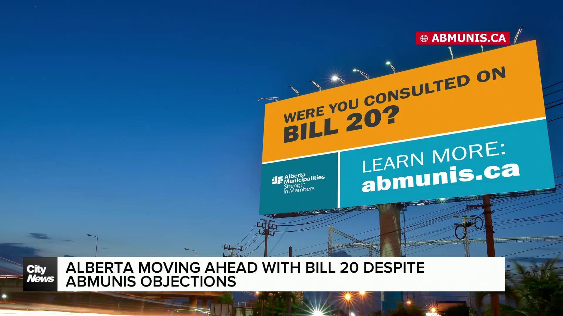 ABMunis planning Bill 20 Billboards