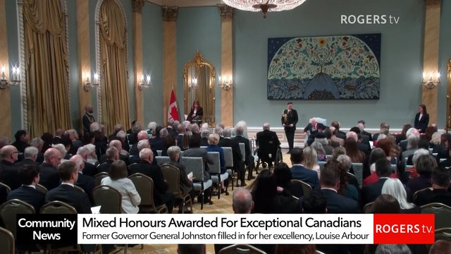 Mixed honours at Rideau Hall handed out by former governor general