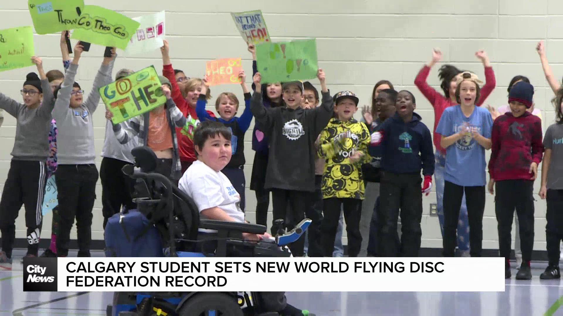 Calgary student sets new World Flying Disc Federation record