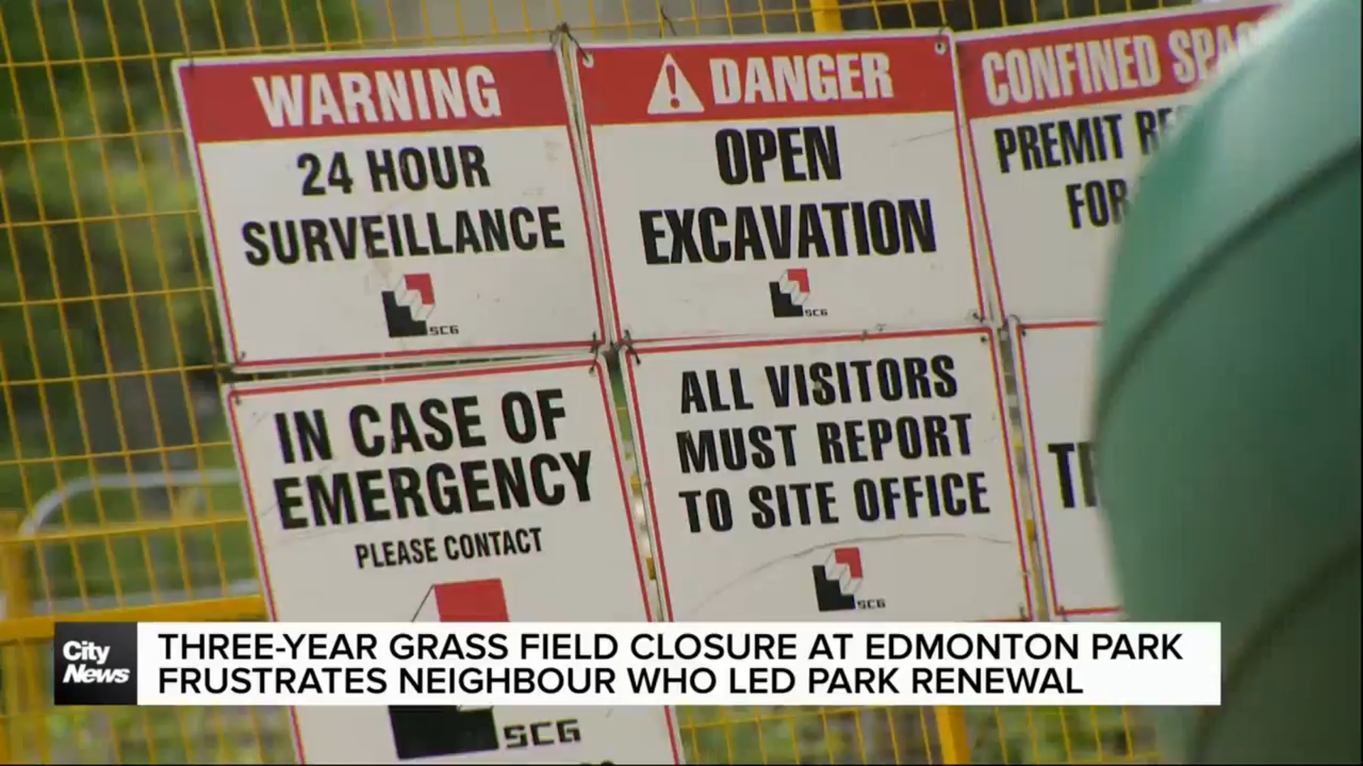 Three-year field closure at Edmonton park 'unacceptable': neighbour