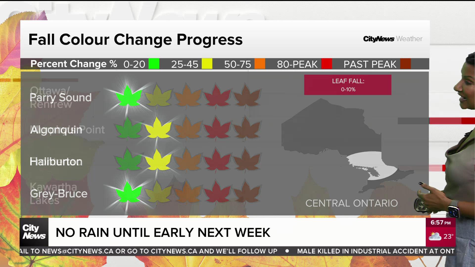 No rain expected until early next week