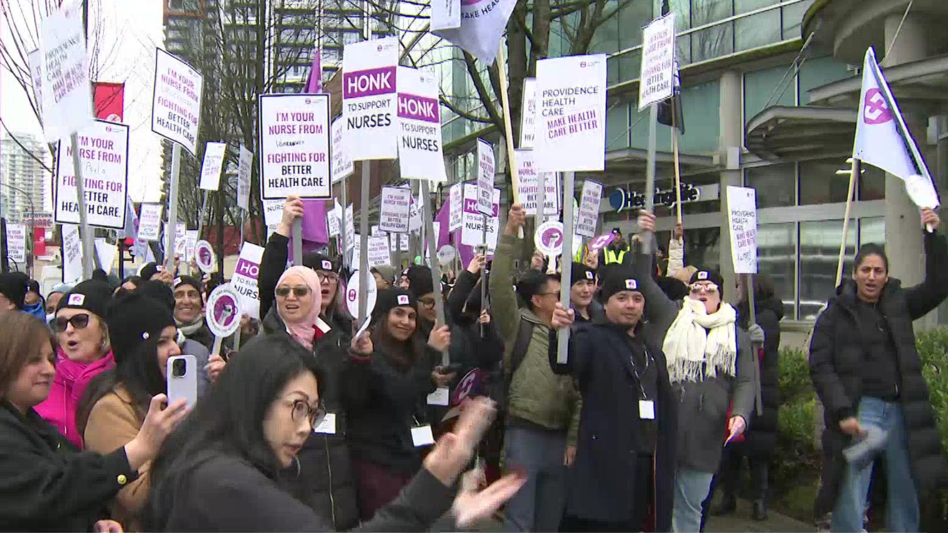 B.C. nurses rally for safer working conditions