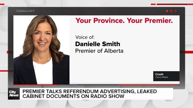 Premier talks referendum advertising, leaked cabinet documents on radio show