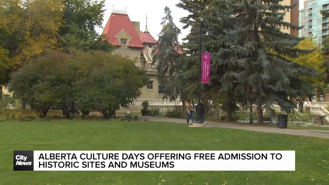 Alberta culture days offering free admission to historic sites and museums
