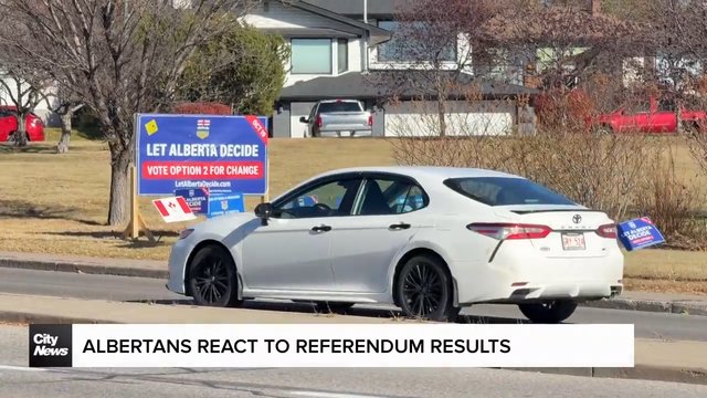 Albertans react to referendum results