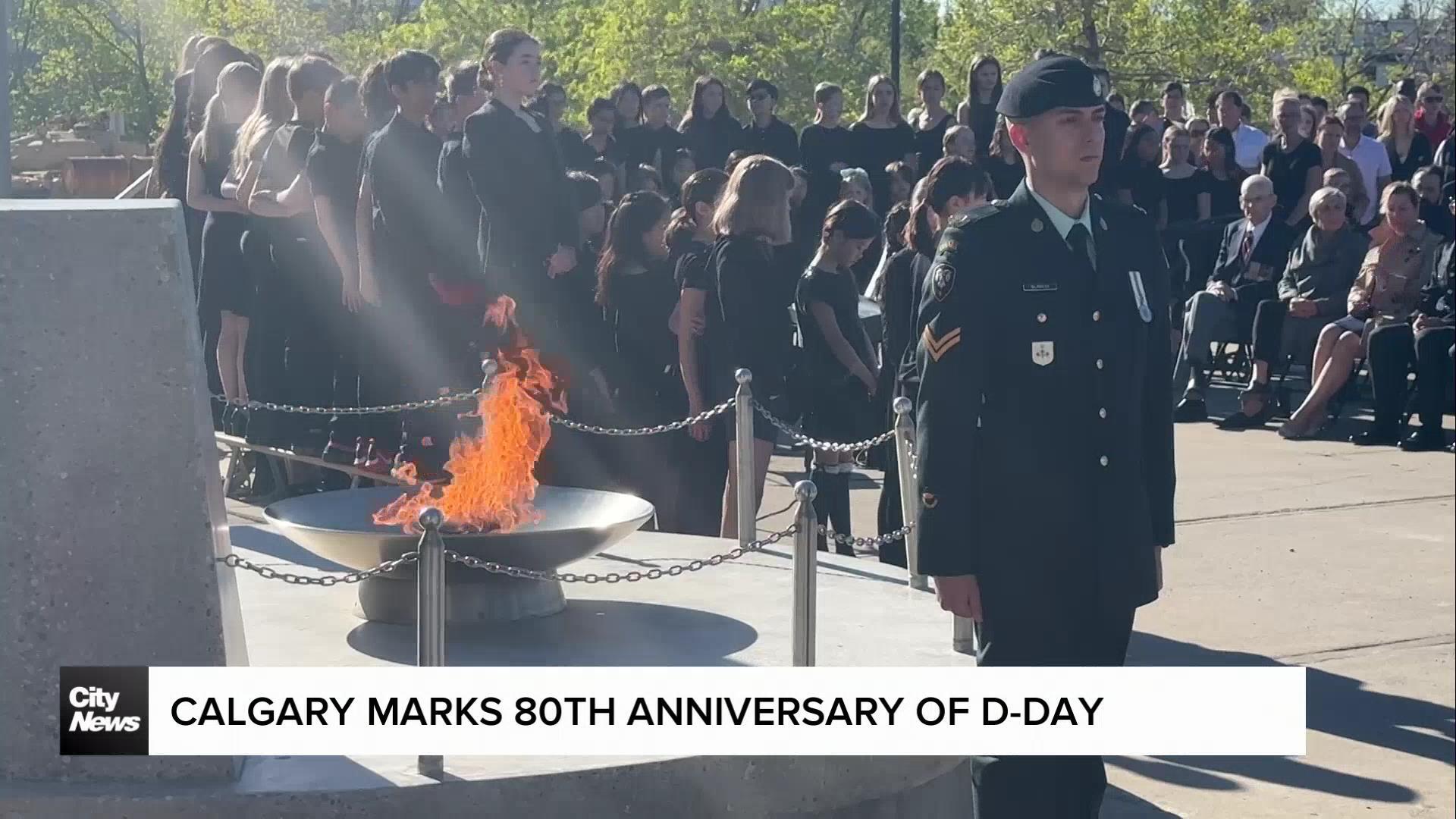 Calgary marks 80th anniversary of D-Day