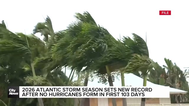 2026 Atlantic hurricane season sets new record in first 103 days