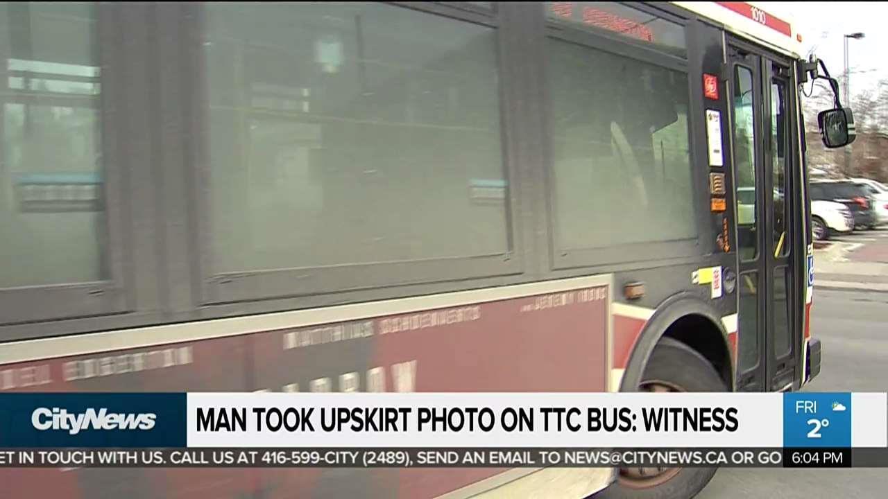 Passenger confronts man for taking upskirt photo on bus