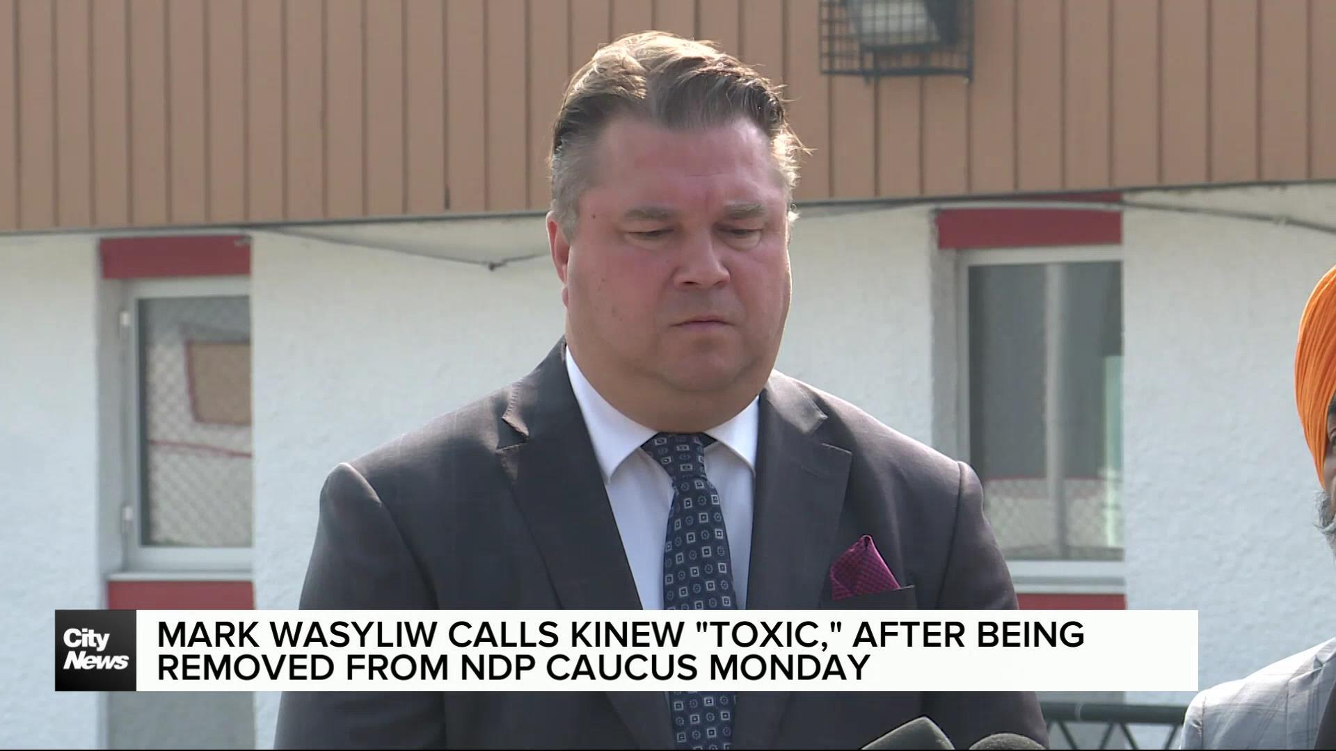 Mark Wasyliw responds, after being booted from the NDP caucus Monday