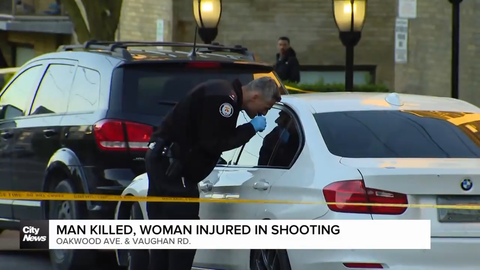 Man killed in overnight shooting, woman injured