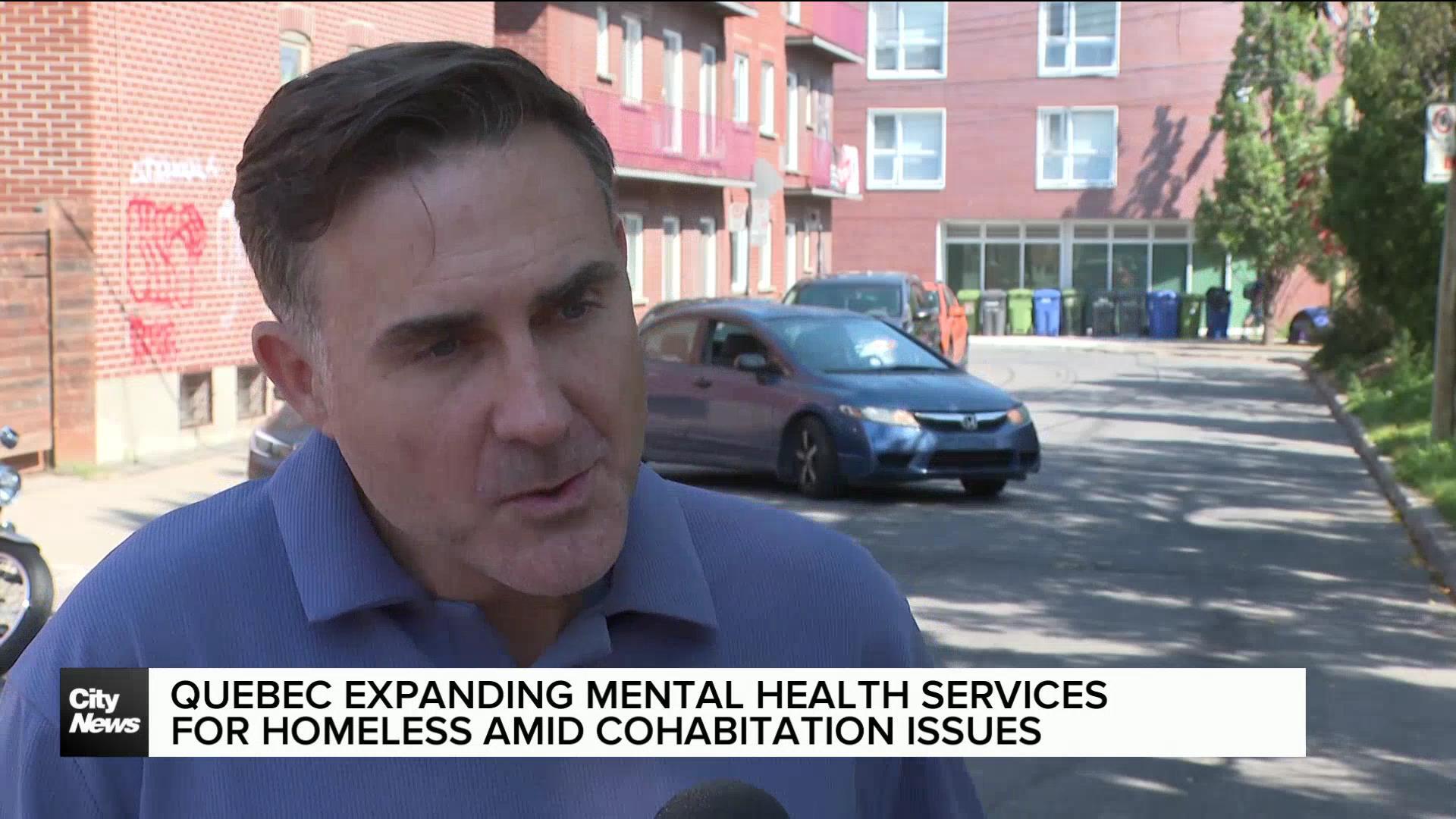 Mental health services for homeless amid Montreal cohabitation issues