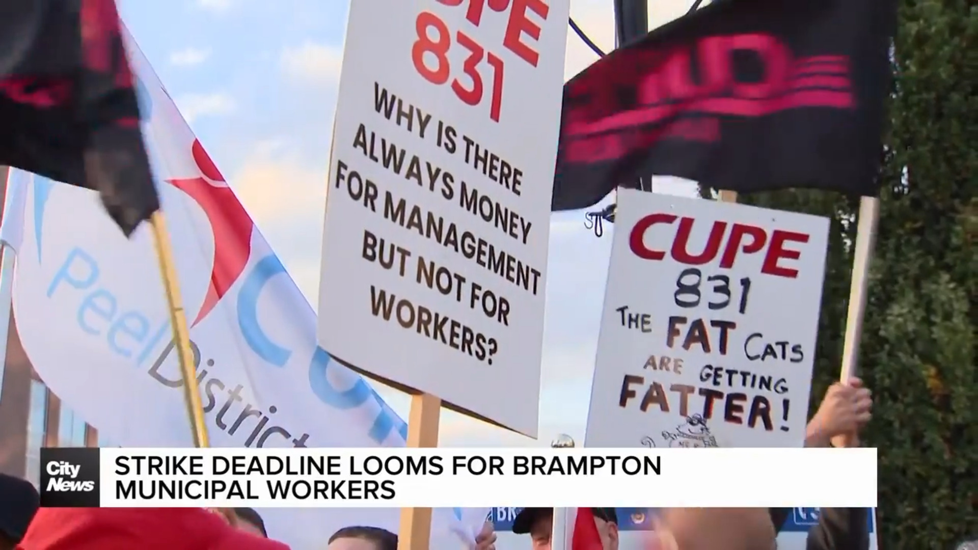 Strike deadline looms for Brampton city workers