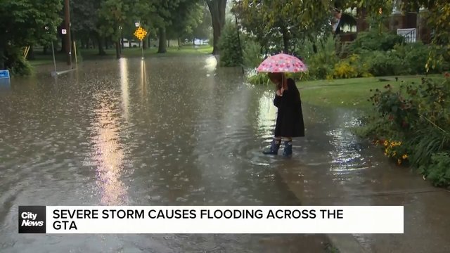 Severe storms cause flooding across GTA