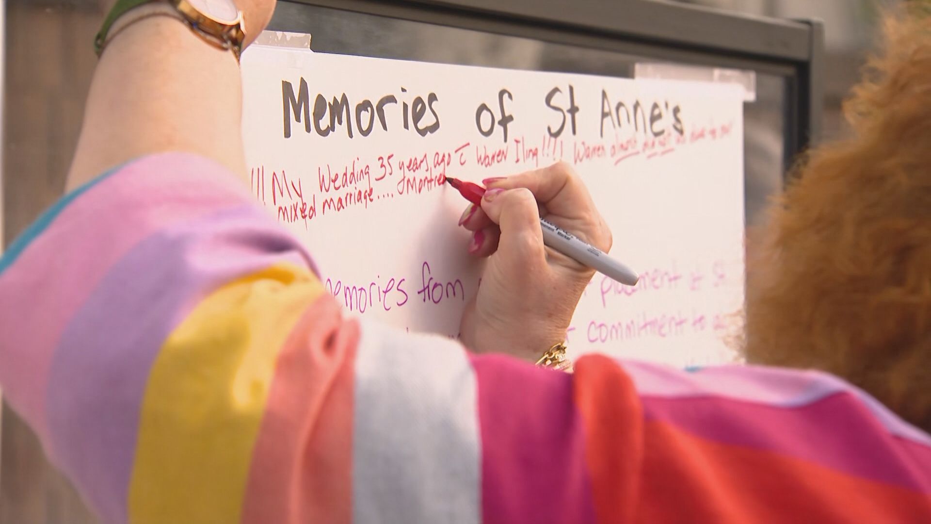 Vigil held to mourn the loss of St. Anne's church
