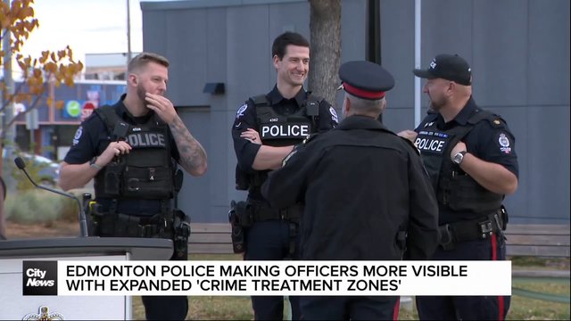 Edmonton police say focus on hot spots reducing crime