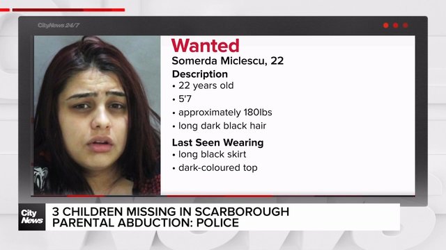 3 children missing in Scarborough parental abduction