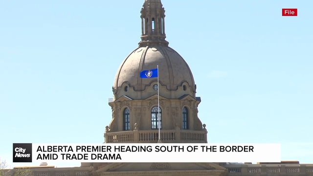 Alberta Premier heading south of the border amid trade drama