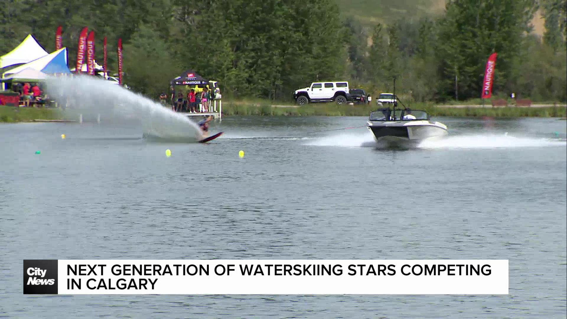 Next generation of waterskiing stars competing in Calgary