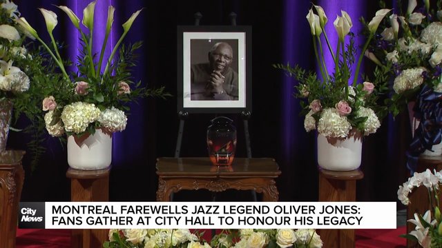Montrealers say farewell to jazz legend Oliver Jones at public viewing
