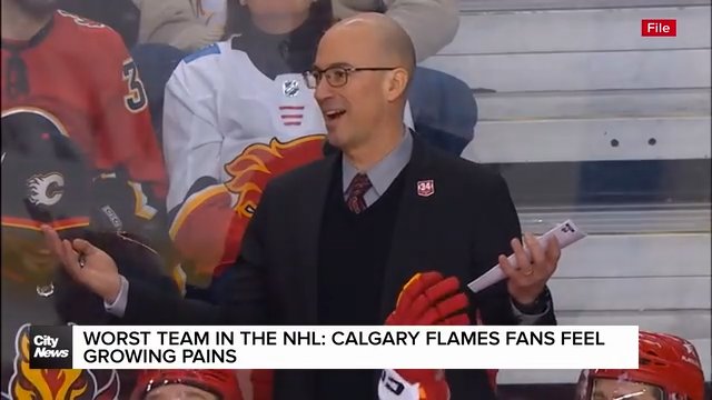 Worst team in the NHL: Calgary Flames fans feel growing pains