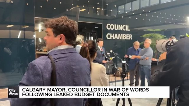 Calgary Mayor, councillor in war of words following leaked budget documents