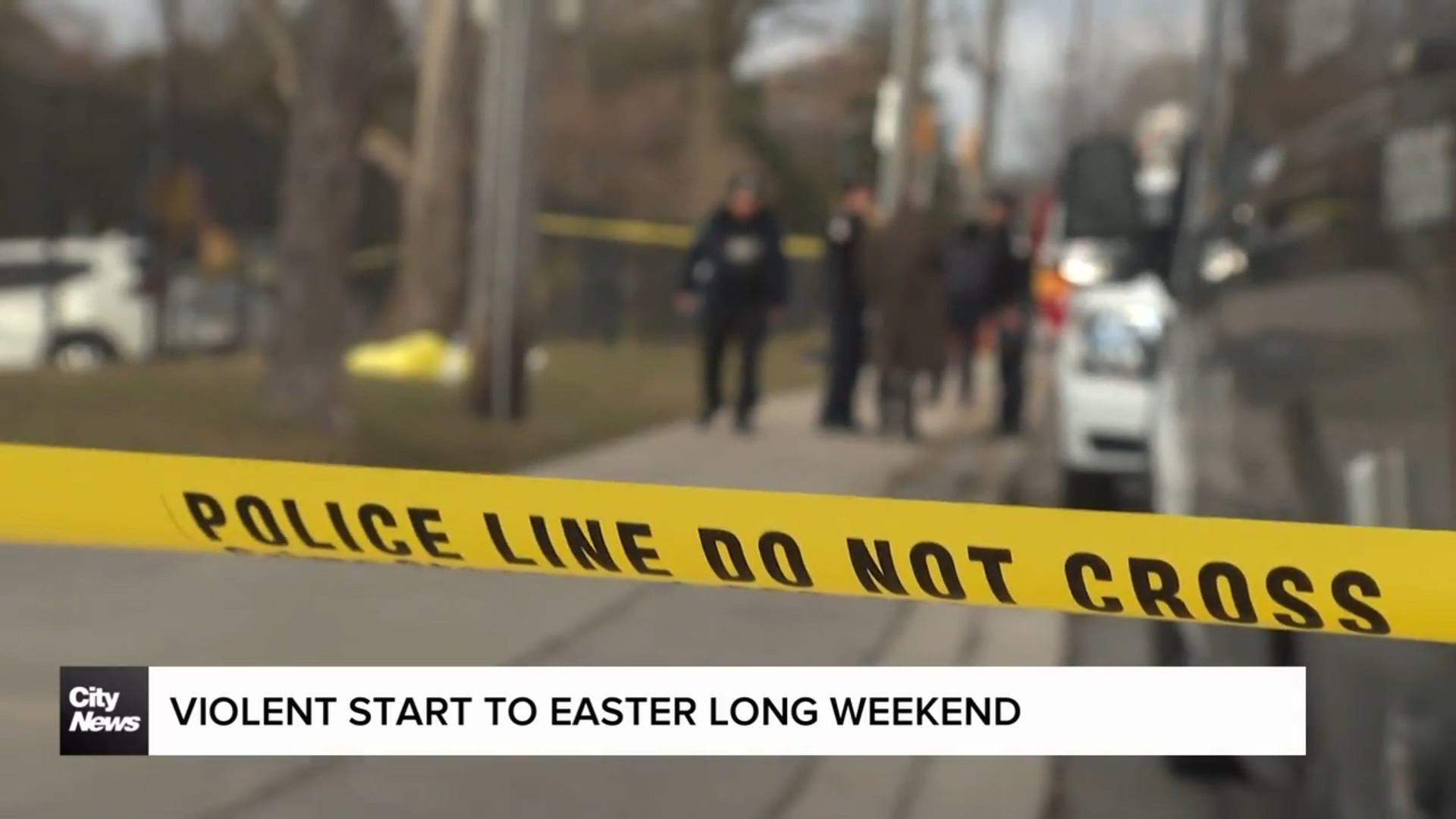 Violent start to Easter Weekend in North York