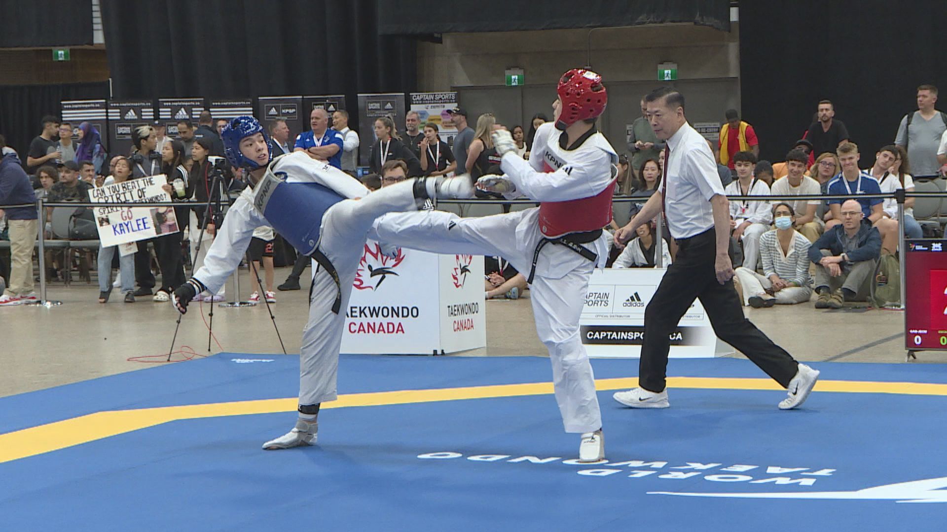 Young taekwondo athletes compete for a chance at the Olympics