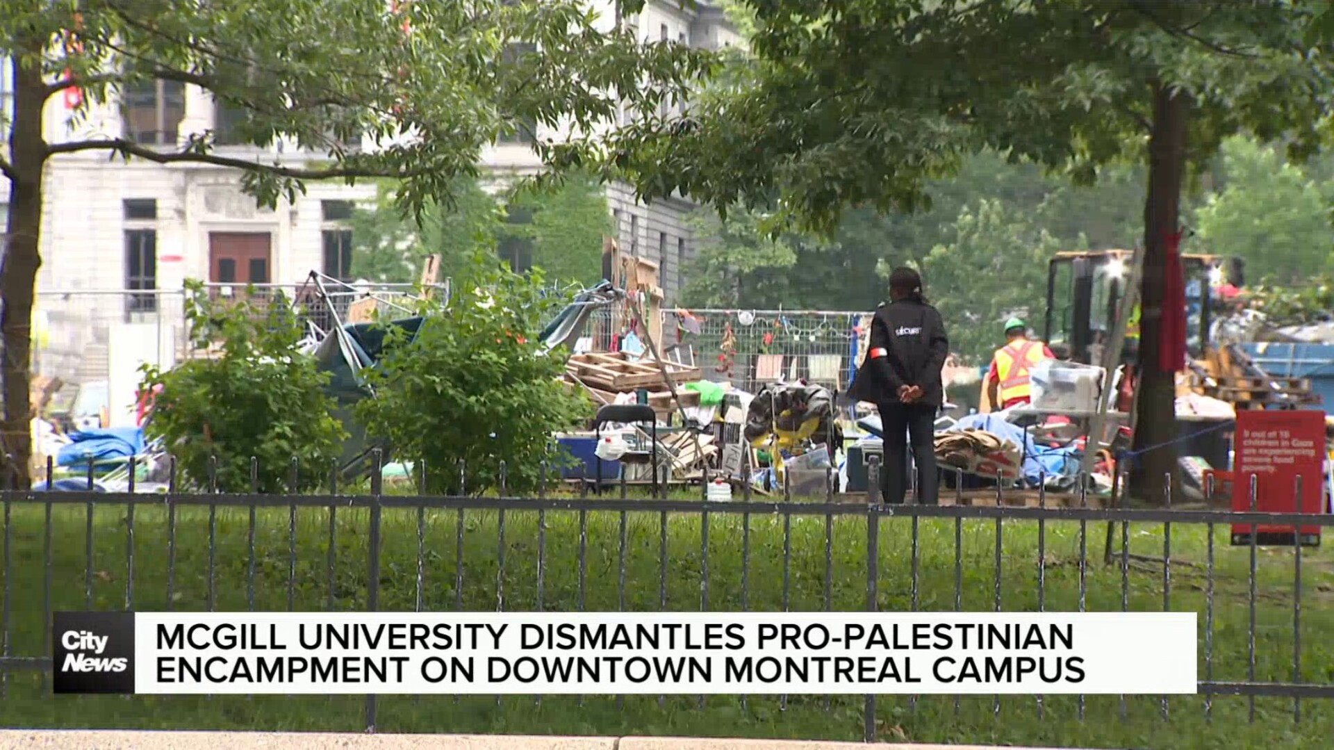 McGill dismantles pro-Palestinian encampment on Montreal campus