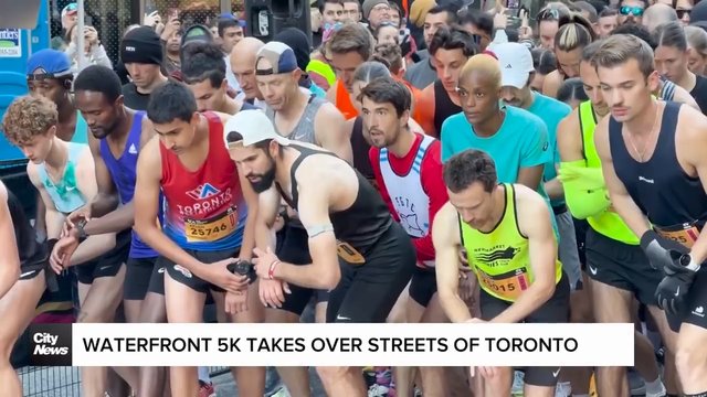 Waterfront Marathon 5K takes over Toronto streets