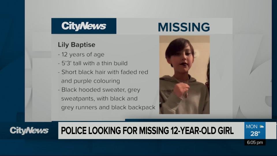 Police looking for missing 12-year-old girl