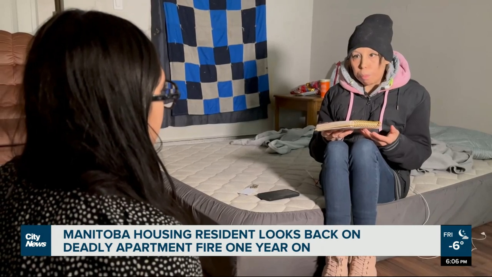 Manitoba Housing resident looks back 1 year after deadly apartment fire